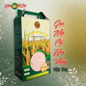 Gạo nếp cái Hoa vàng hộp 2kg